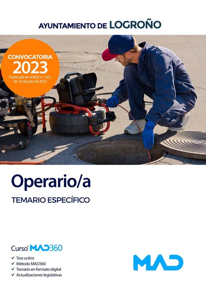 Operario/a del Ayuntamiento de Logroño. Temario específico book