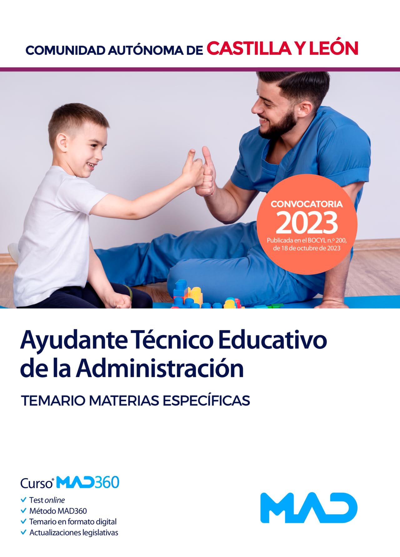 Ayudante Técnico Educativo de la Administración de la Comunidad de Castilla y León. Temario materias específicas book
