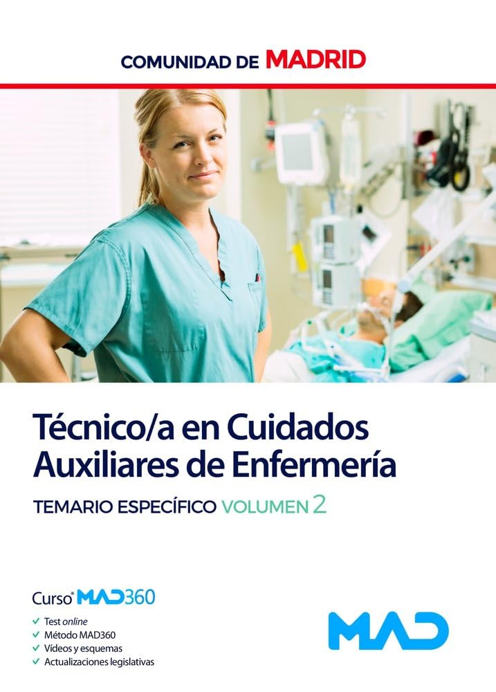 Técnico en Cuidados Auxiliares de Enfermería de la Comunidad de Madrid. Temario Específico. Volumen 2 book