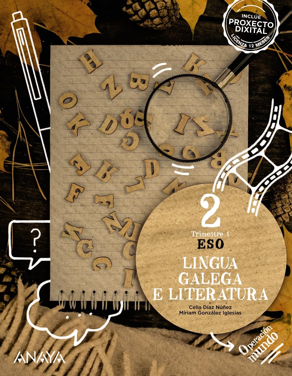 Lingua Galega e Literatura 2 (Operación Mundo) Learning & Reference
