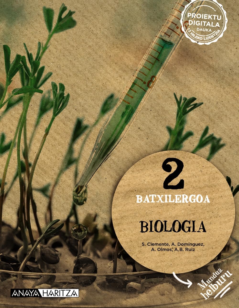 Biologia 2 (Mundua helburu), Versión en euskera book
