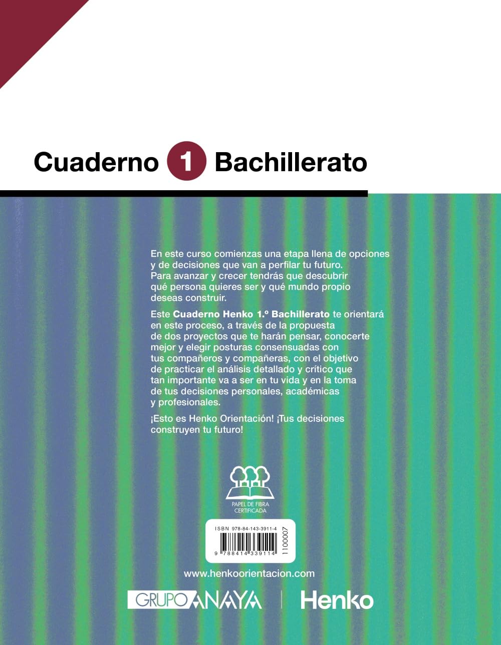 CUADERNO HENKO 1 BACHILLERATO book