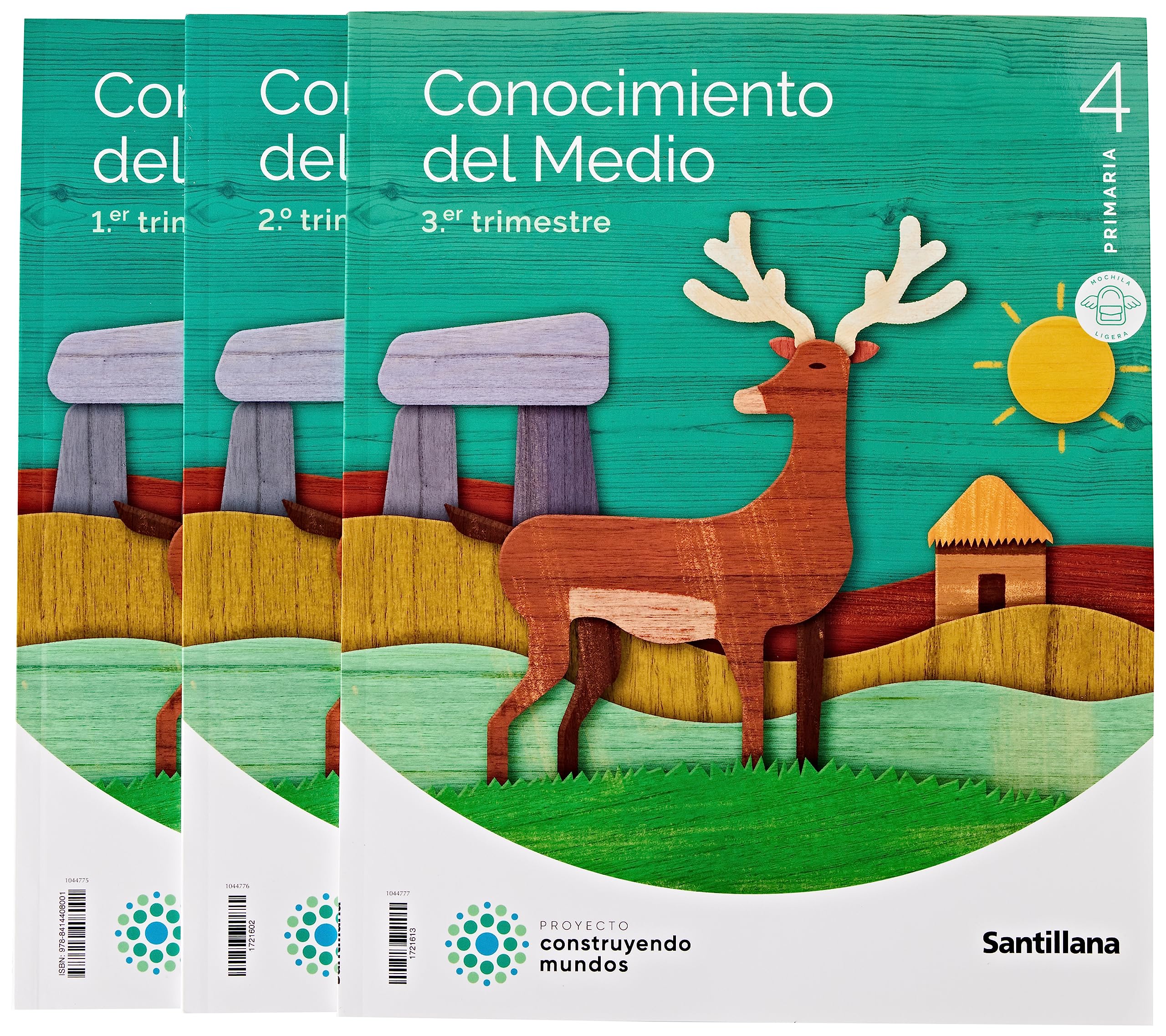 CONOCIMIENTO DEL MEDIO C-MANCHA MOCHILA LIGERA 4 PRIMARIA CONSTRUYENDO MUNDOS book