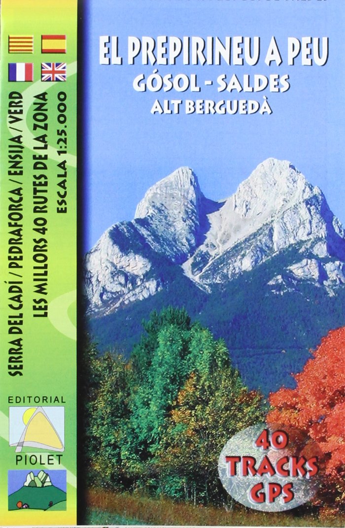 El Prepirineu a peu. Gósol − Saldes. Alt Berguedà Maps & Plans
