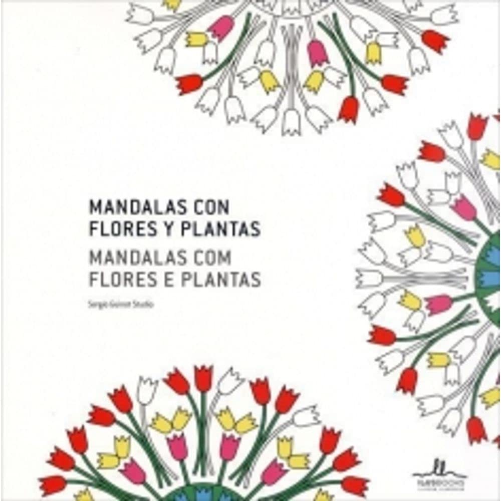 Mandalas con flores y plantas = Mandalas com flores e plantas book
