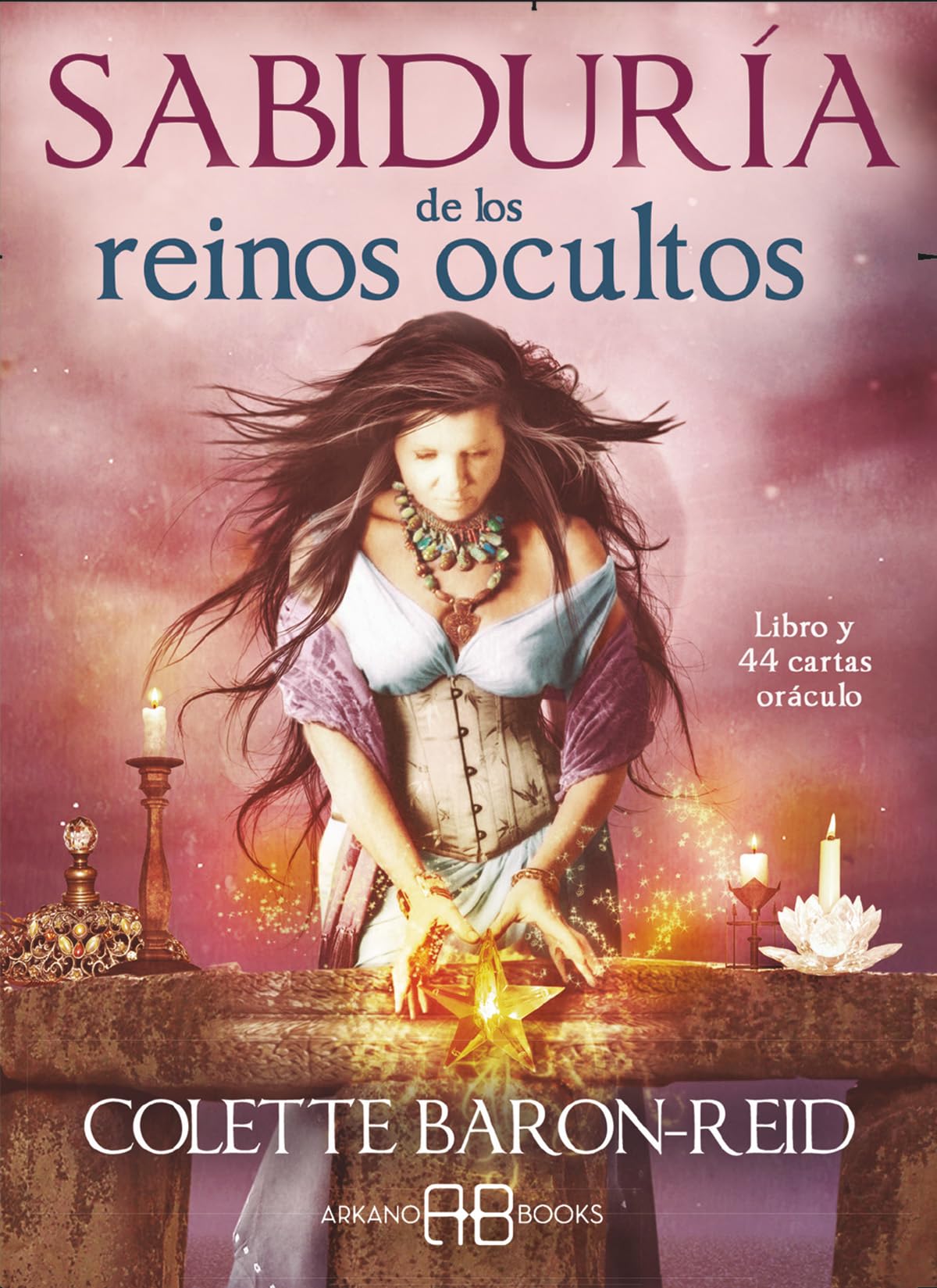 Sabiduría de los reinos ocultos: Libro y 44 cartas oráculo book