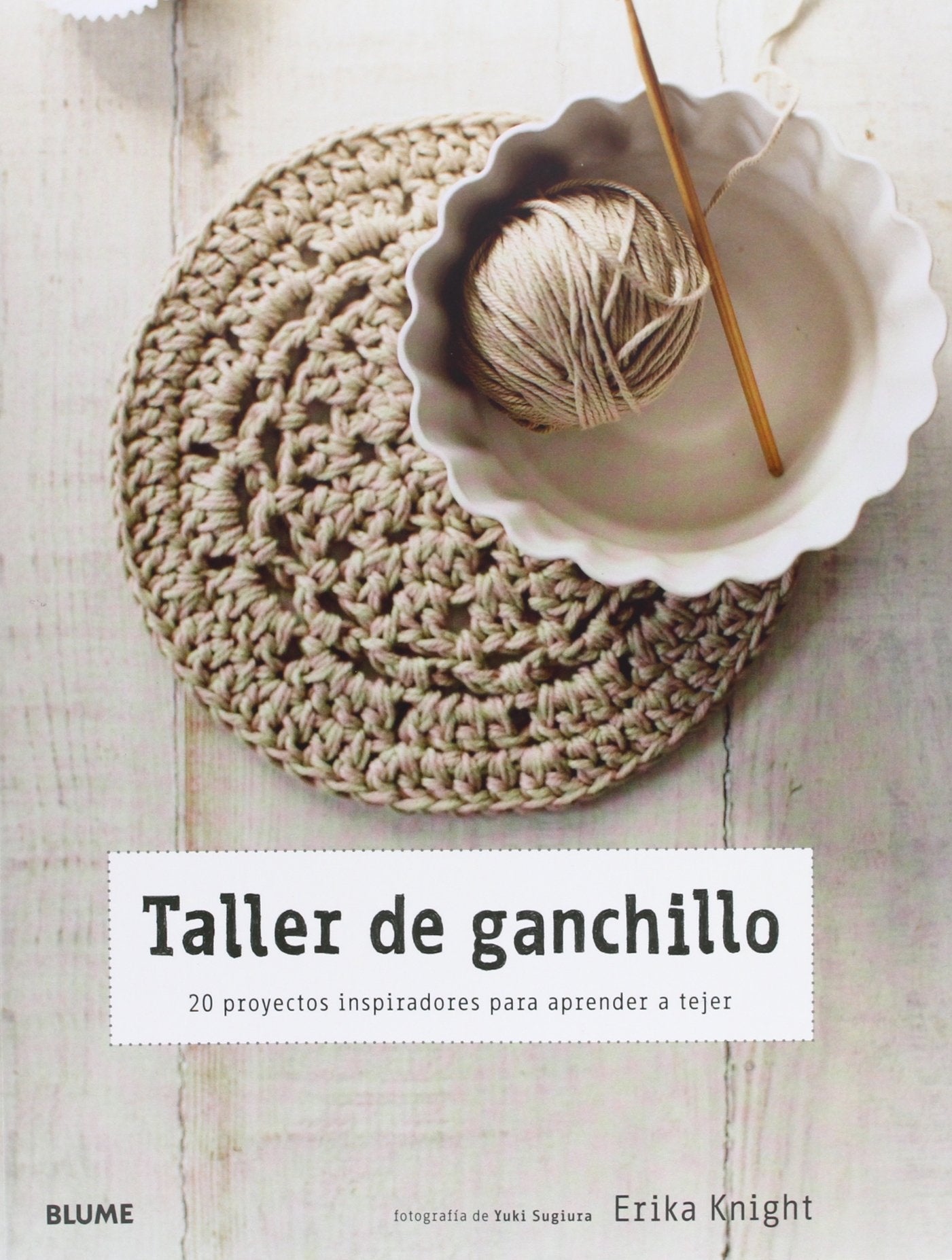 Taller de ganchillo/ Crochet Workshop: 20 proyectos inspiradores para aprender a tejer/ 20 inspiring projects to learn to knit book