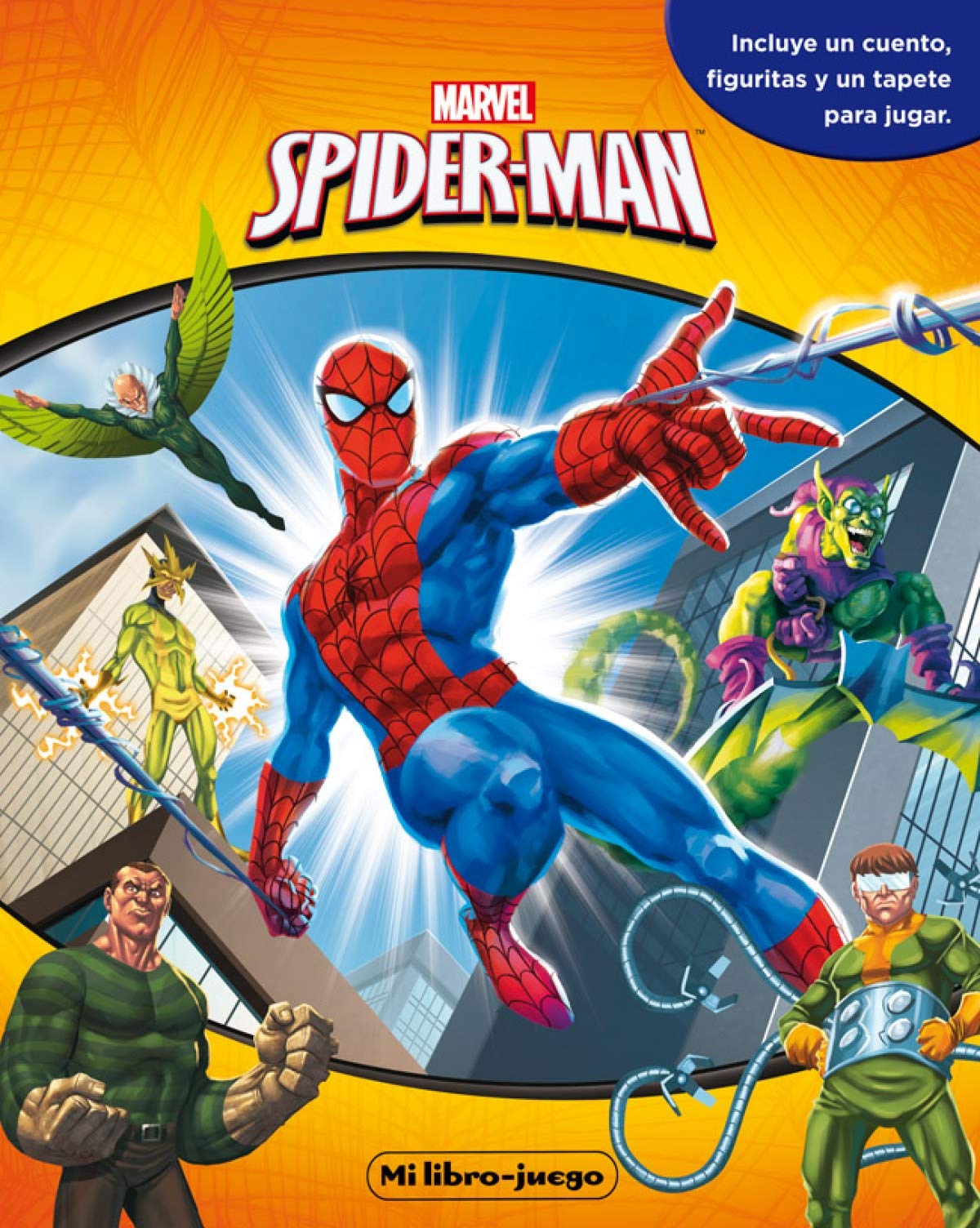 Spider-Man. Libroaventuras: Incluye un cuento, figuritas y un tapete para jugar book