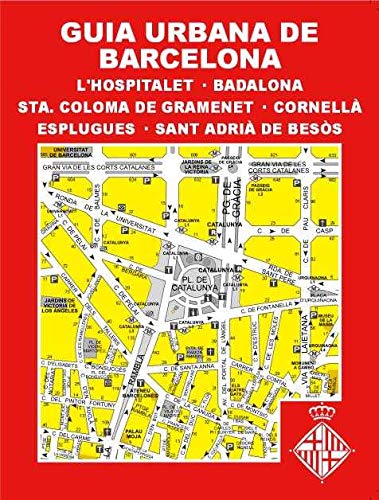 GUIA URBANA DE BARCELONA, L’HOSPITALET DE LL., BADALONA, STA. COLOMA DE GRAMENET, CORNELLA, ESPLUGUES, ST. ADRIA DE BESOS: Indice de Municipios, ... QR Ayuntamientos y transporte publico, etc Books