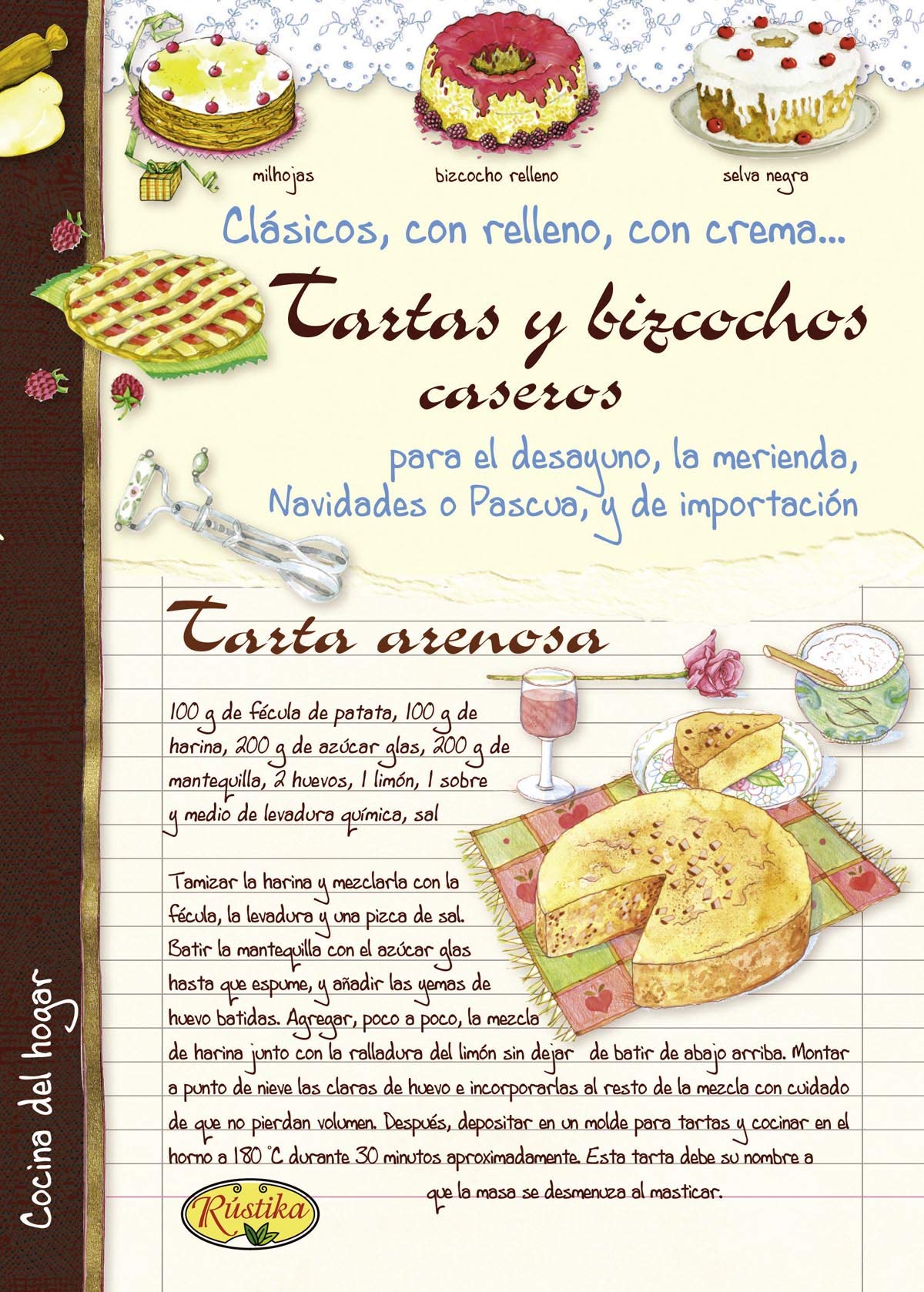 Tartas y bizcochos caseros book
