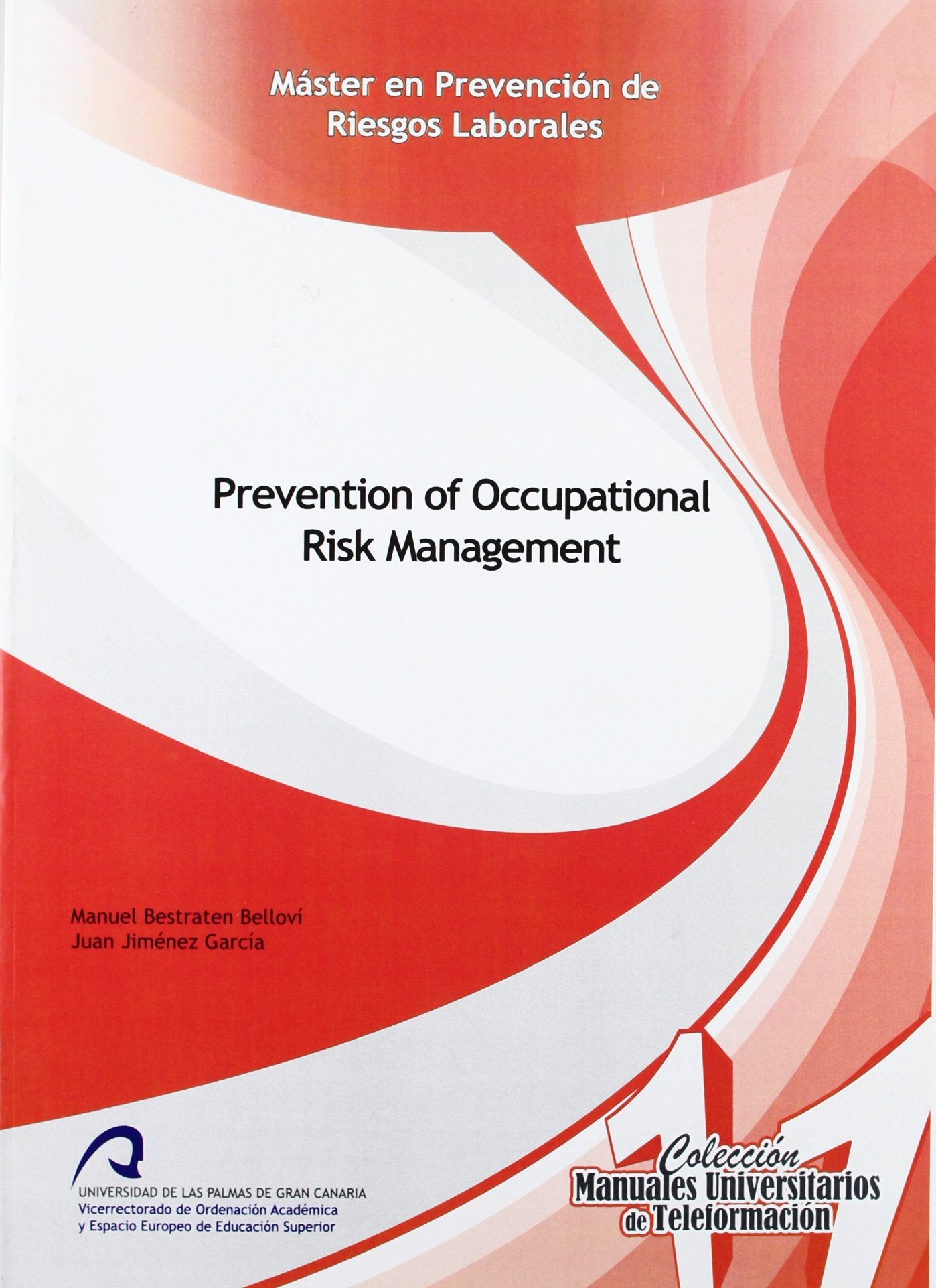 Prevention of Occupational Risk Management (Manual Universitario de Teleformación Máster en Prevención de Riesgos Laborales, Band 11) Books