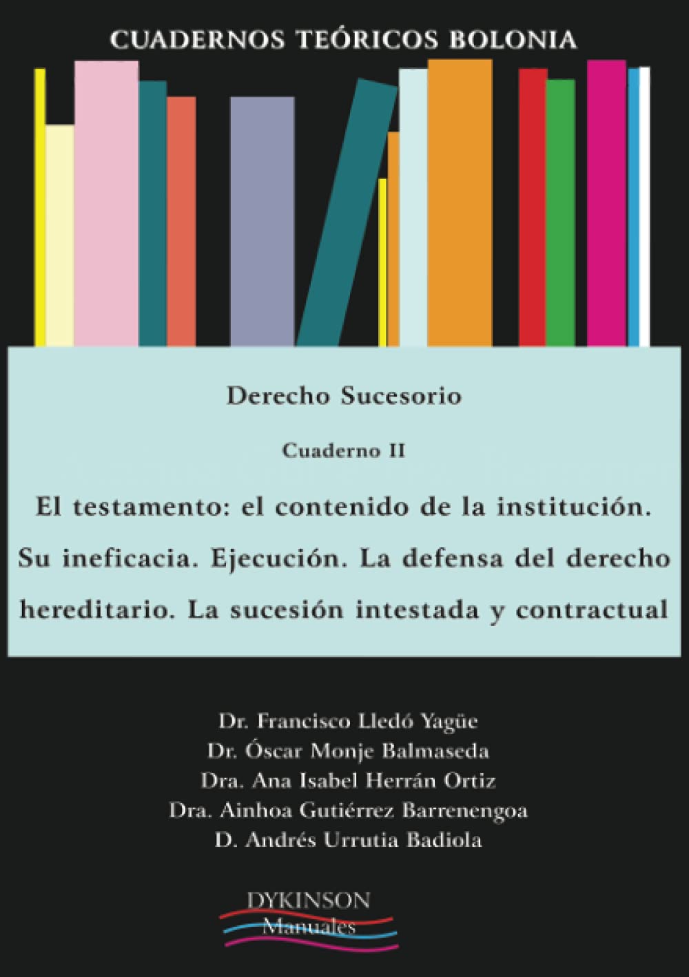 Cuadernos teóricos Bolonia. Derecho sucesorio. Cuaderno II book