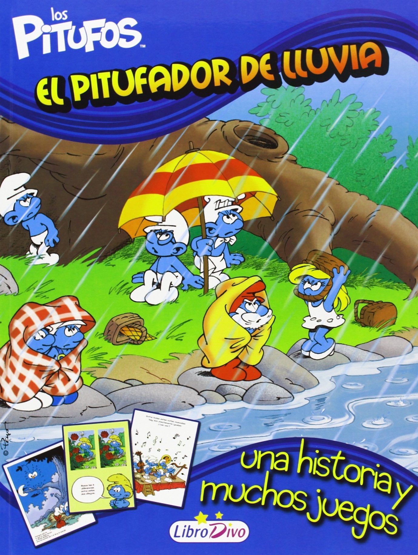Leo y juego - el pitufador de lluvia (Pitufos (saldaña)) Books