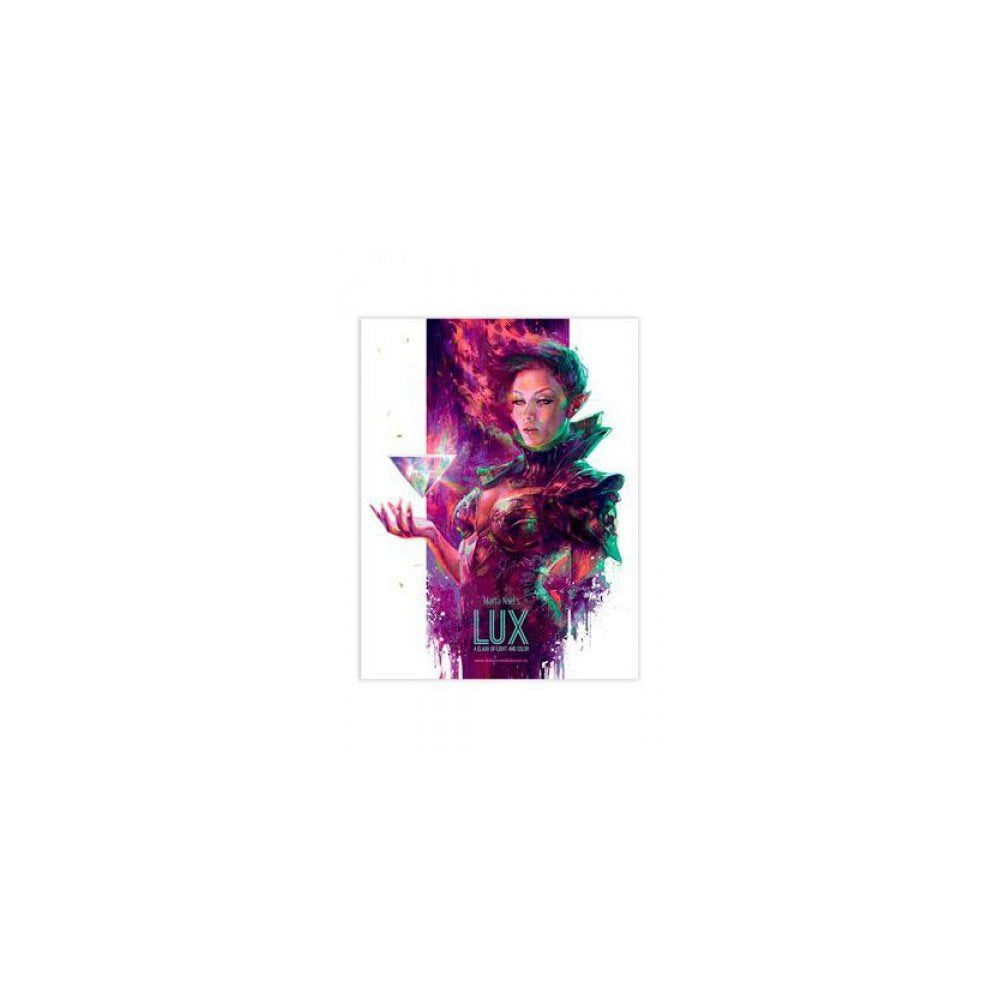 Marta Nael's Lux, a clash of light and color. Deluxe Edition book