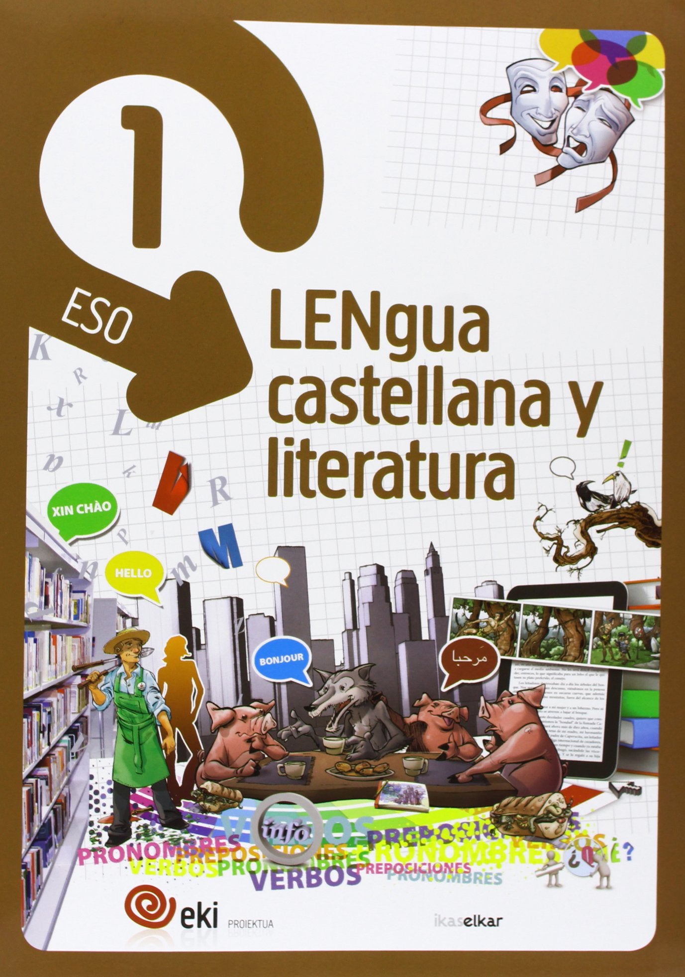 Eso 1 - eki - lengua y literatura book