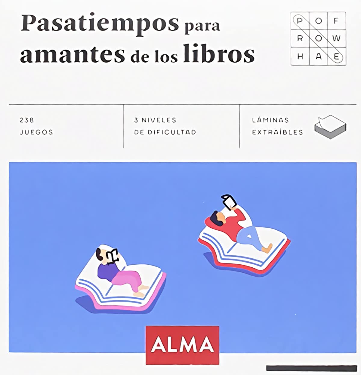 Pasatiempos para amantes de los libros (Cuadrados de diversión, Band 25) Children's books
