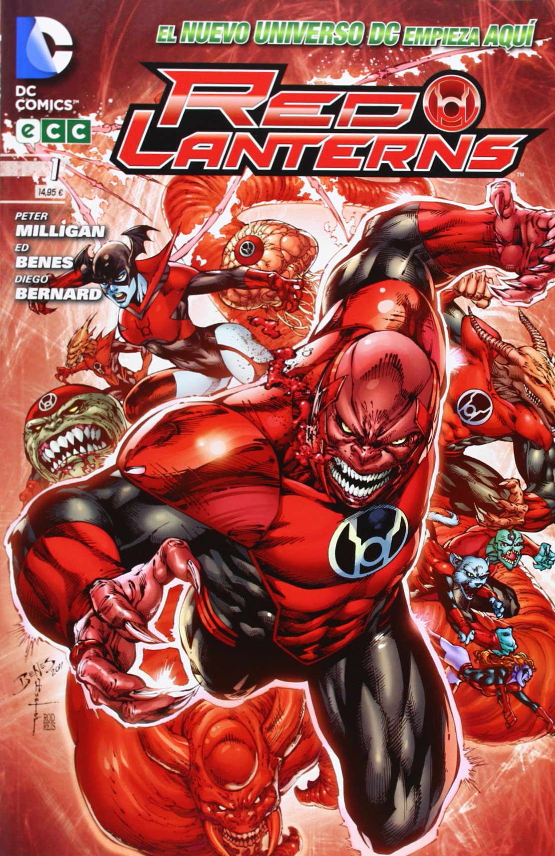 Red Lanterns 01 (Red Lanterns (Nuevo Universo DC), Band 1) Superheroes