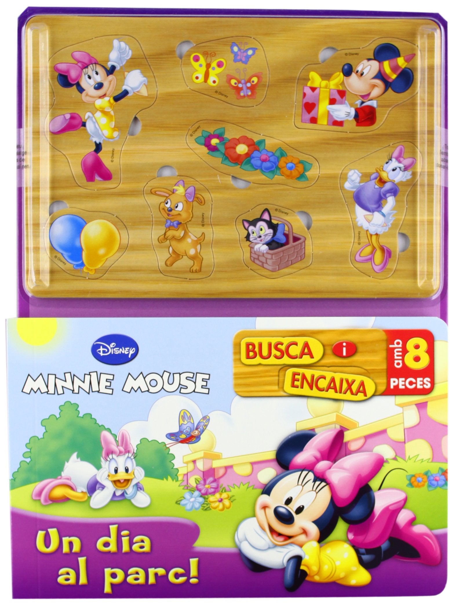 Busca i encaixa. Minnie Mouse. Un dia al parc (Disney) Leisure, Home & Garden