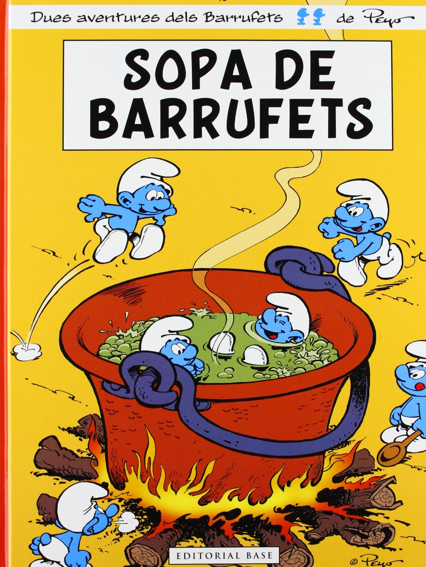 SOPA DE BARRUFETS (CATALAN) (Les aventures dels Barrufets, Band 10) Manga