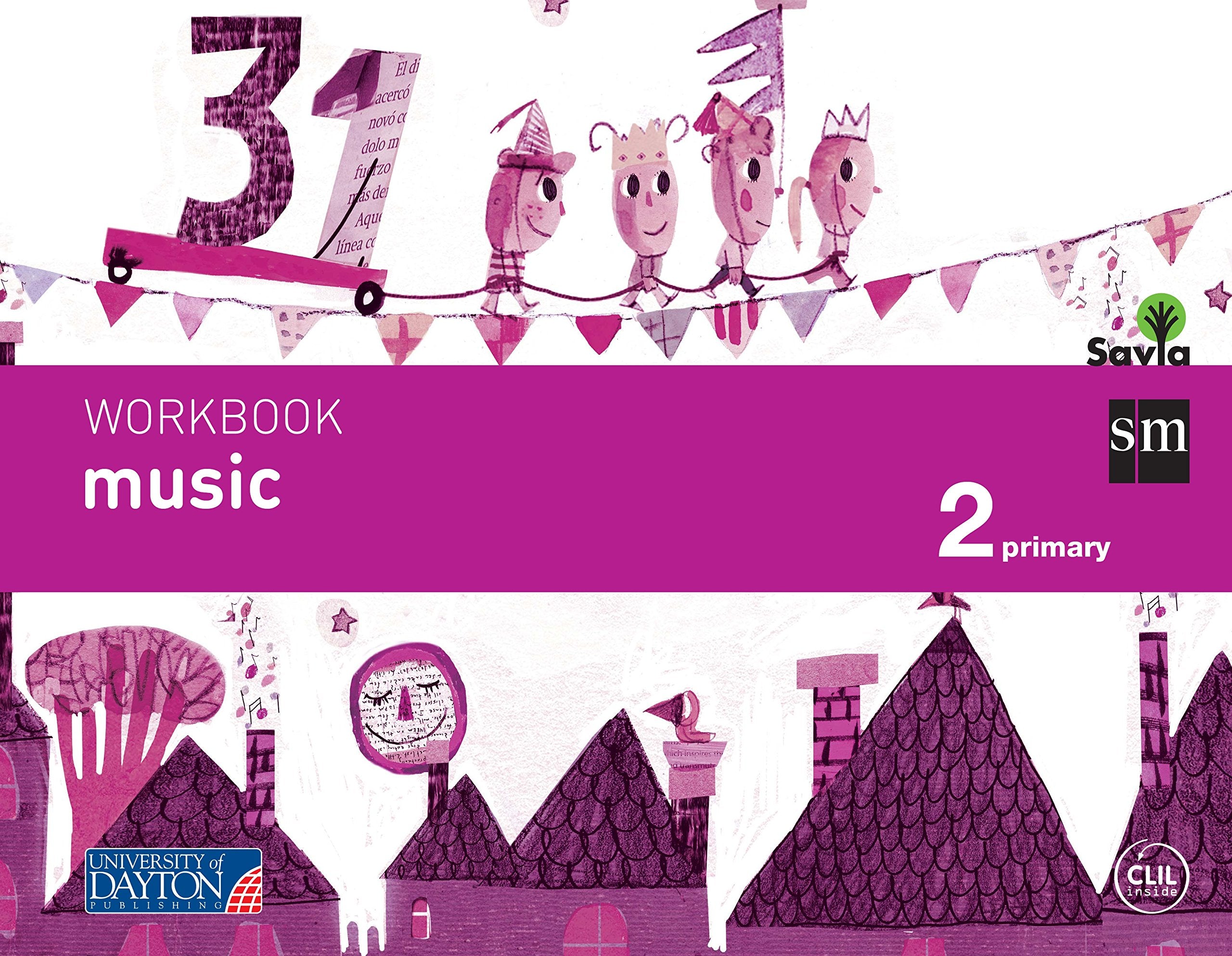 Music. 2 Primary. Savia. Workbook book