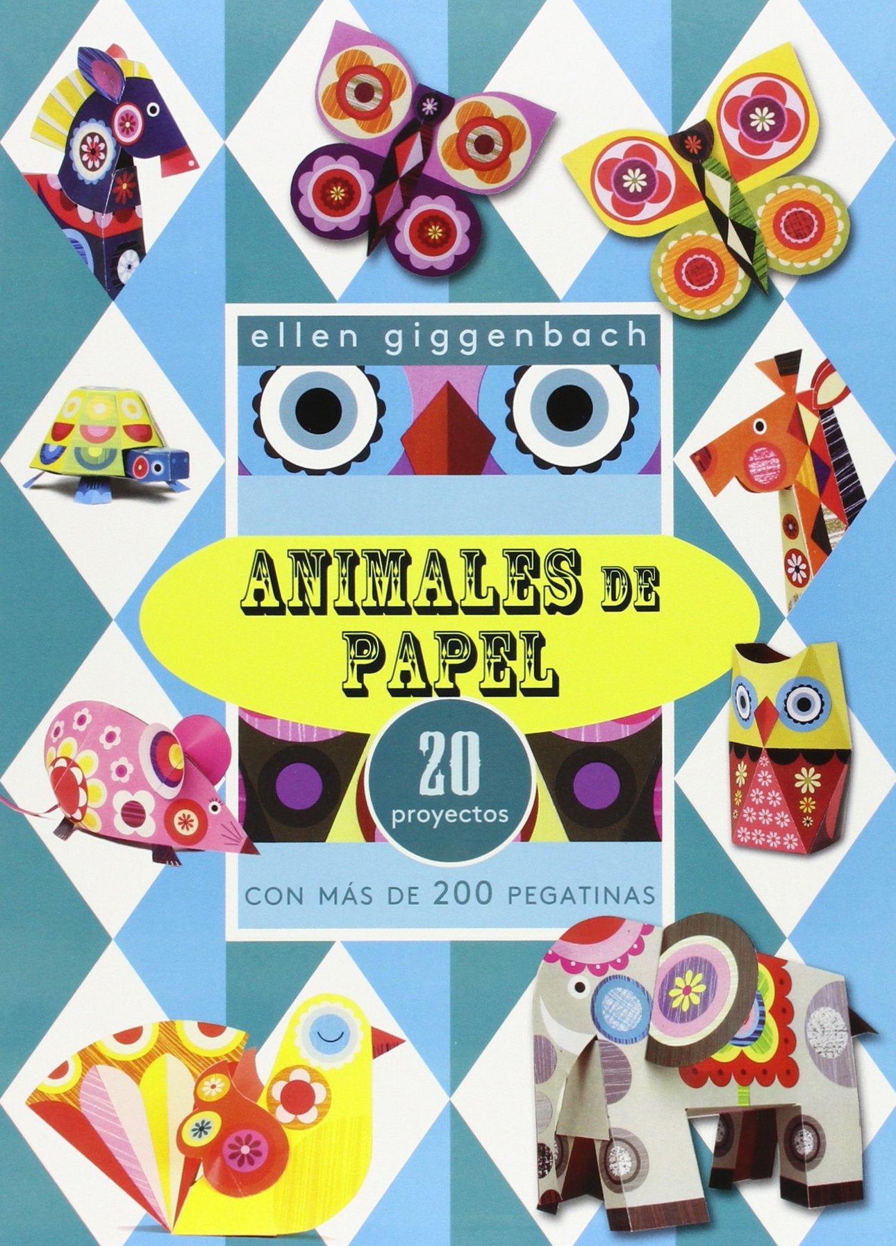 Animales de papel: 20 proyectos con más de 200 pegatinas book