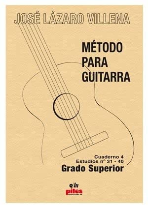 Método para guitarra Cuaderno 4 Estudios nº31-40 Books