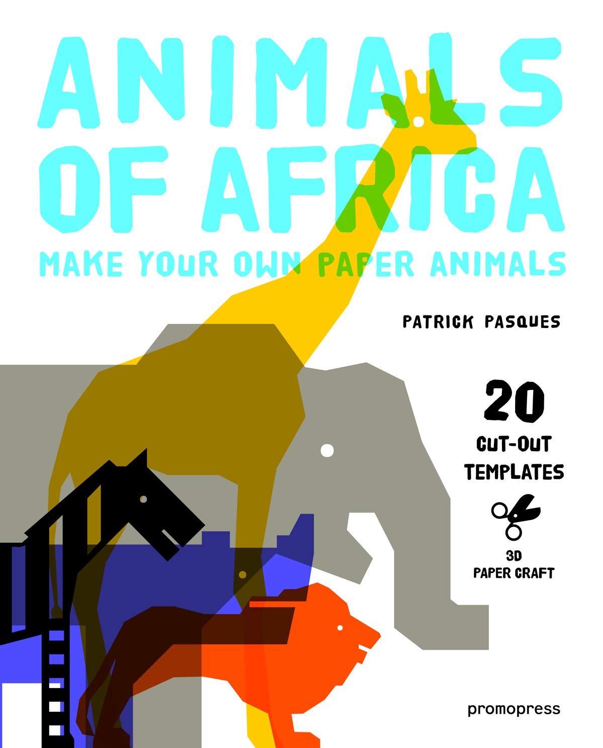 3D Paper Craft Animals of Africa Hobbies & Crafts