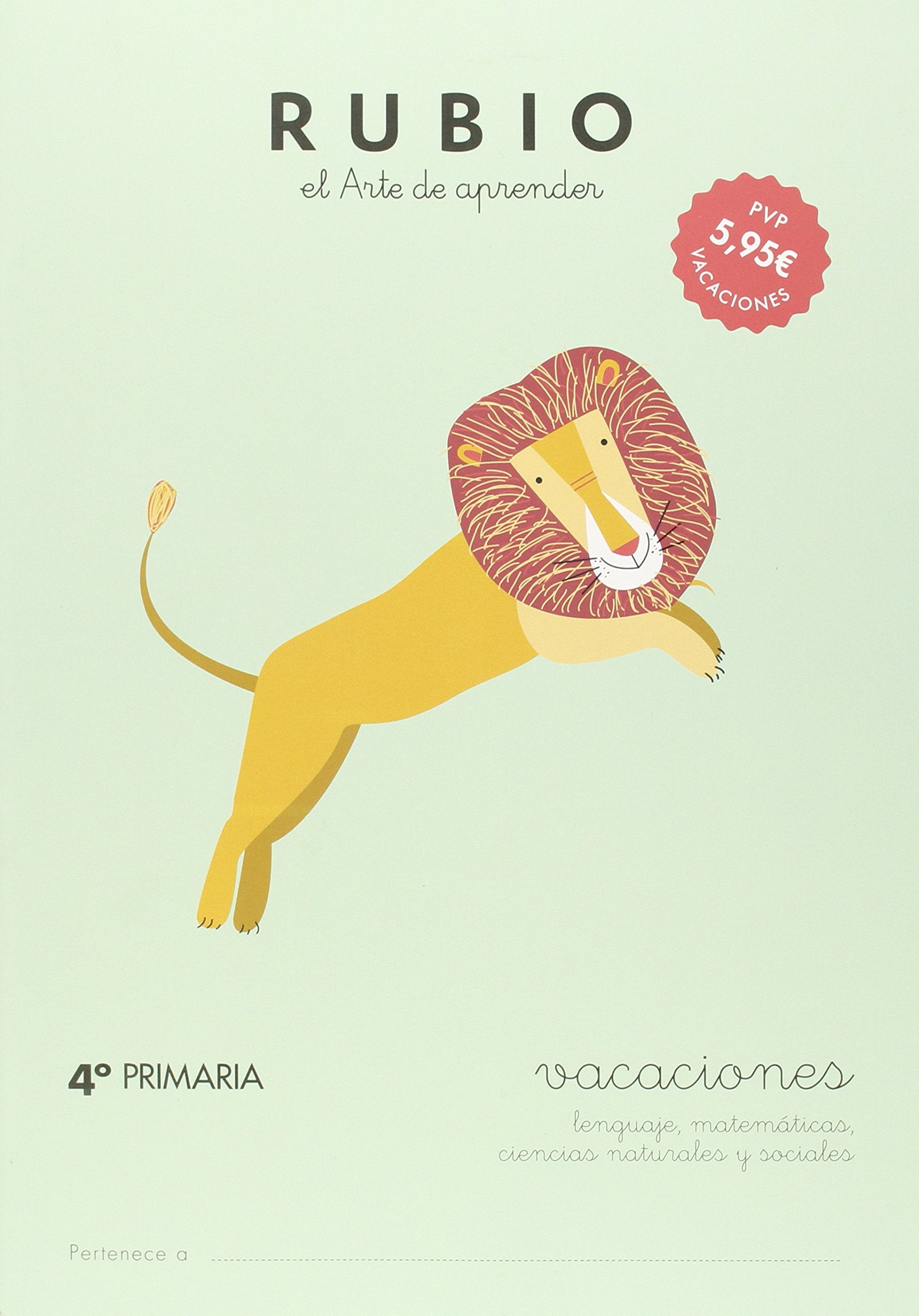 Vacaciones RUBIO (4.º de Primaria) book
