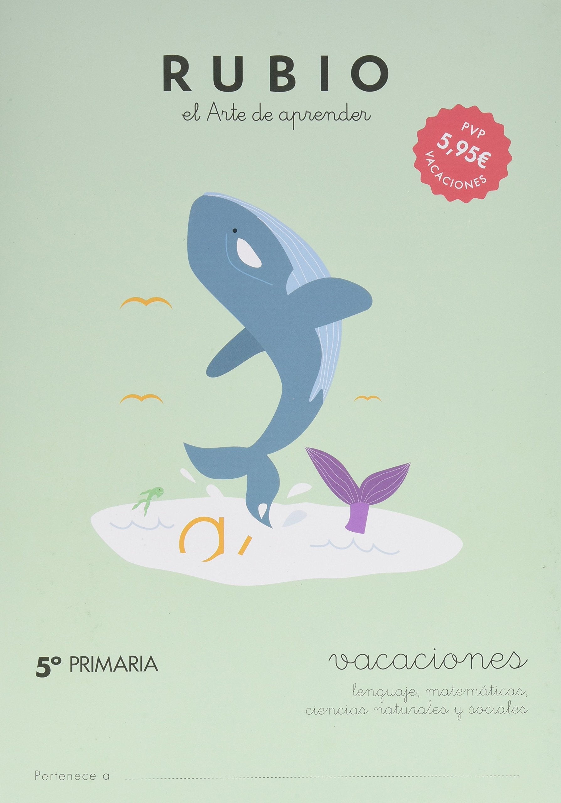 Vacaciones RUBIO (5.º de Primaria) Professional & Reference Books