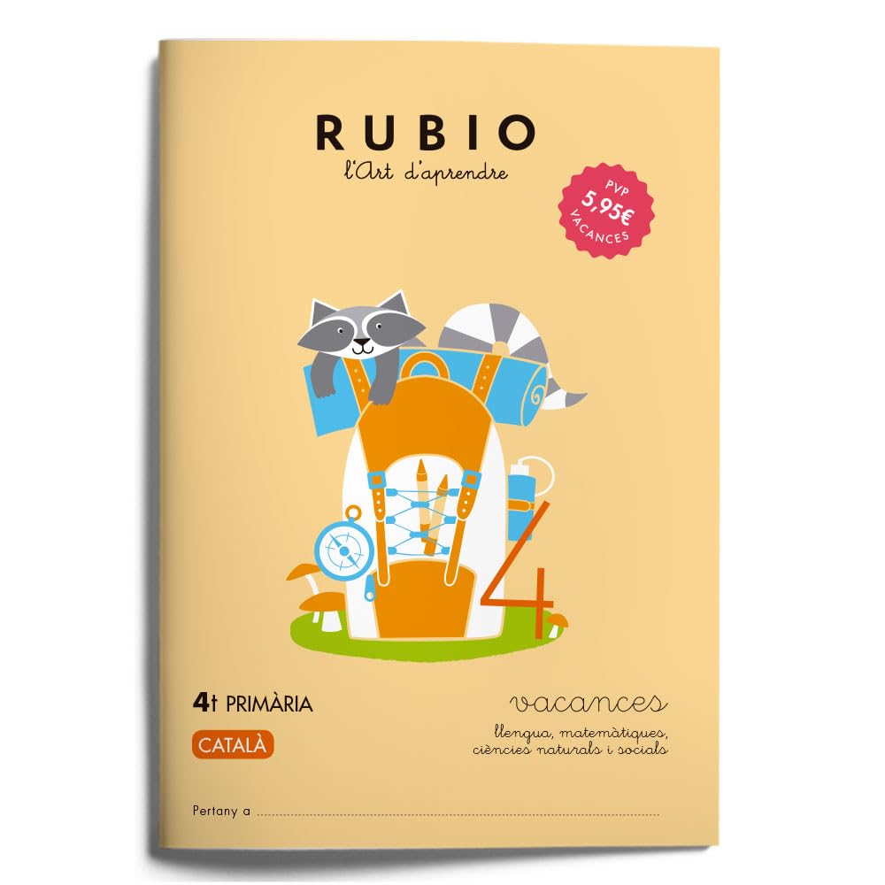 Vacances RUBIO 4t Primària (català) (Vacances RUBIO (català), Band 5) Professional & Reference Books