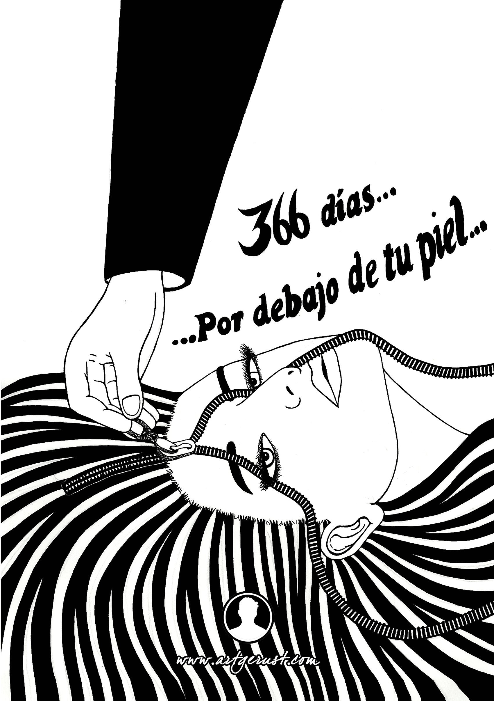 366 días por debajo de tu piel... book