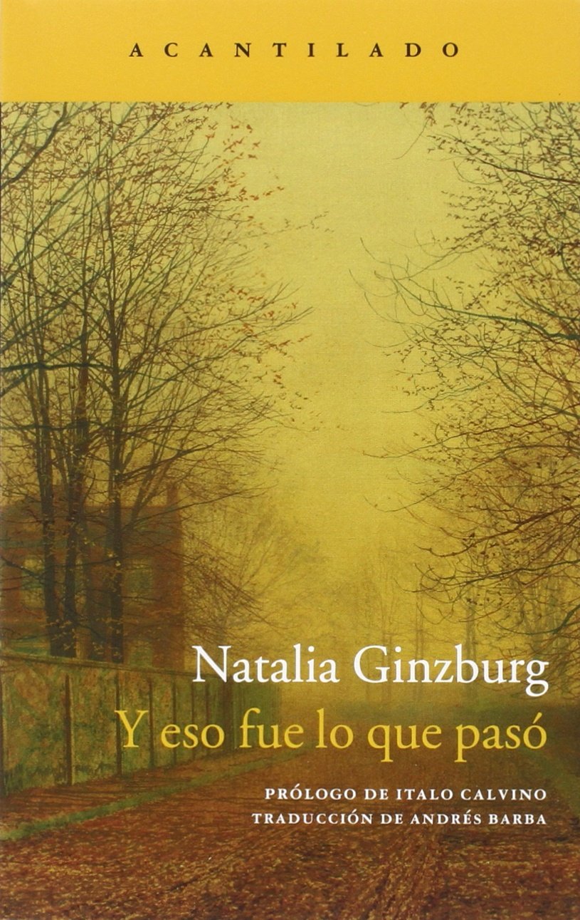 Y eso fue lo que pasó (Narrativa del Acantilado, Band 271) Contemporary literature