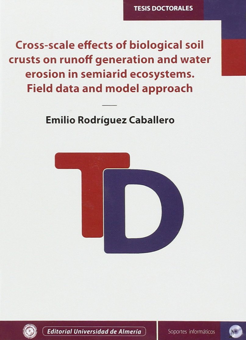 Cross-scale effects of biological soil crusts on runoff generation and water erosion in semiarid ecosystems. Field data and model approach: Efectos de ... Doctorales (Edición Electrónica), Band 331) Books