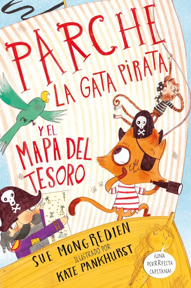 Parche la gata pirata y el mapa del tesoro (Miau Junior) Children's books