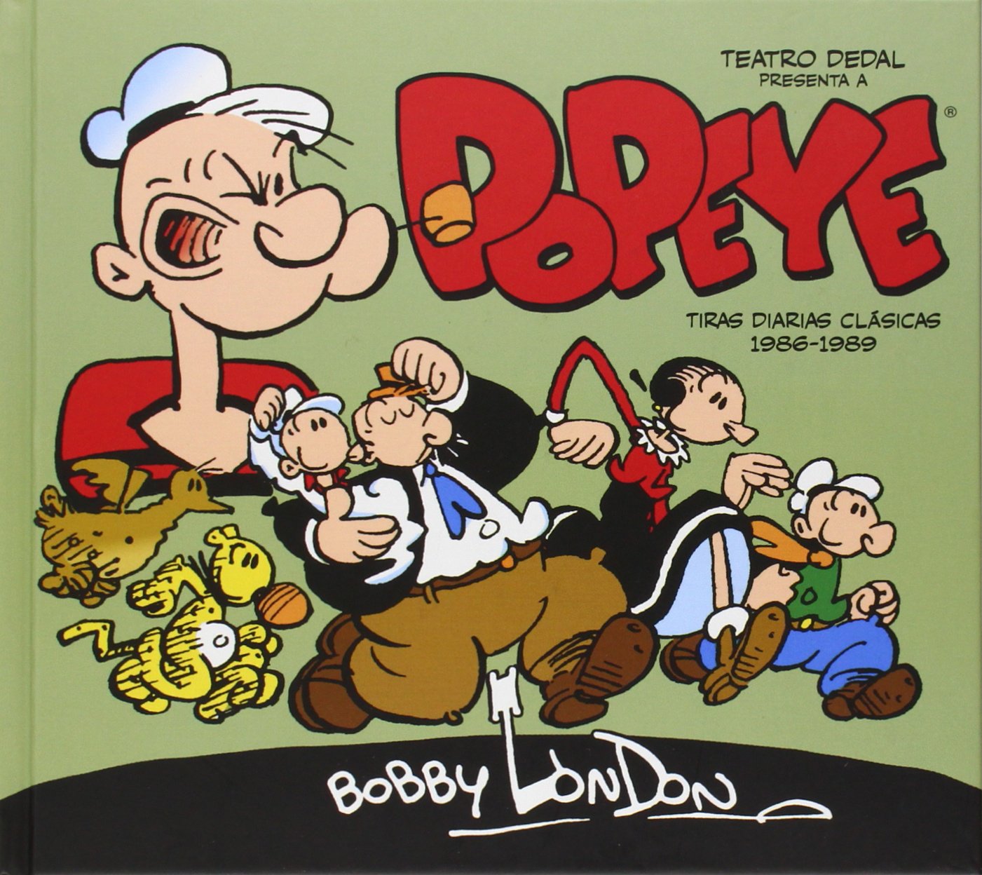 Popeye, Tiras diarias clásicas de Bobby London 1986-1989 Manga