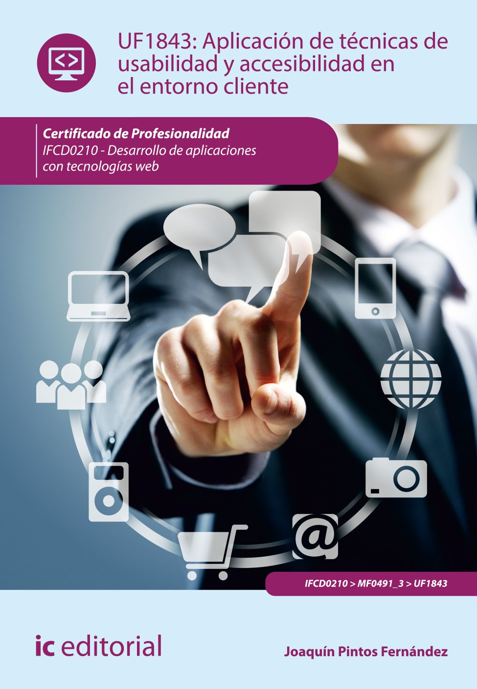 UF1843 Aplicación de técnicas de usabilidad y accesibilidad en el entorno cliente book