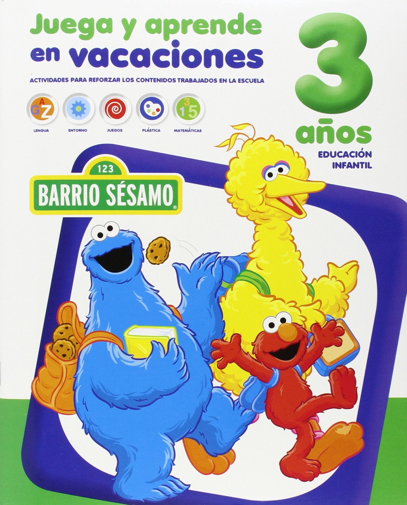 Juega y aprende 3 años. Barrio Sésamo book