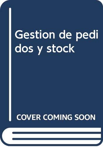 Gestión de pedidos y stock (UF0929) book