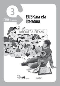 EKI DBH 3. Euskara eta Literatura 3. Jarduera Fitxak 3-1 (EKI 3) Books