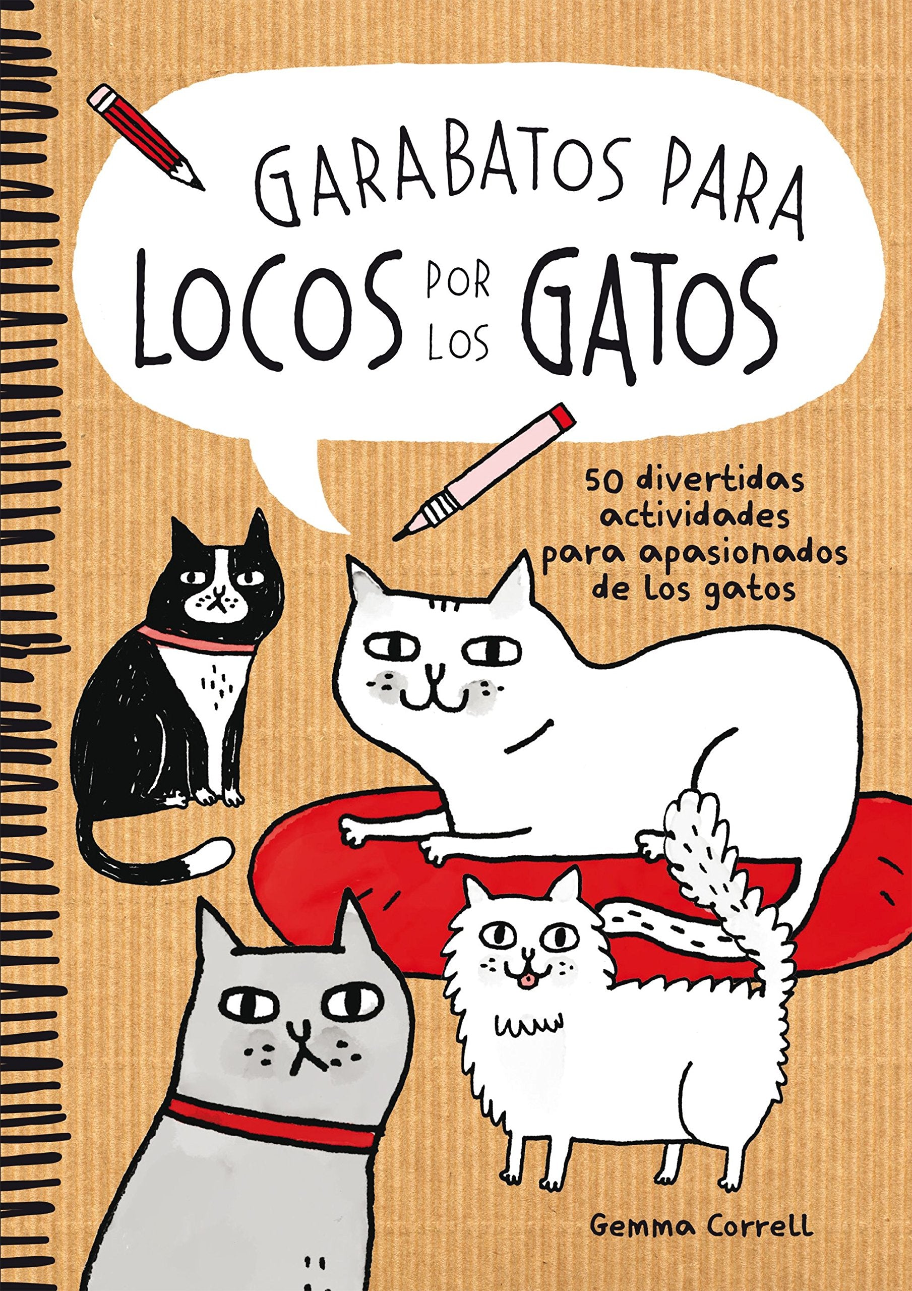 Garabatos para locos por los gatos : 50 divertidas actividades para apasionados de los gatos Film, Art & Culture