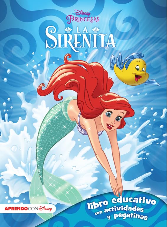La Sirenita. Libro educativo con actividades y pegatinas (Disney. Actividades) book