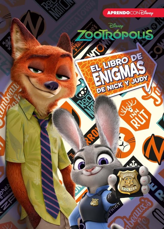 Zootrópolis. El libro de enigmas de Nick y Judy : enigmas Disney Social Sciences