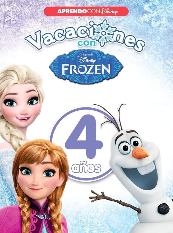 Vacaciones con Frozen (4 años) (Disney. Cuaderno de vacaciones) (Aprendo con Disney) Non-fiction