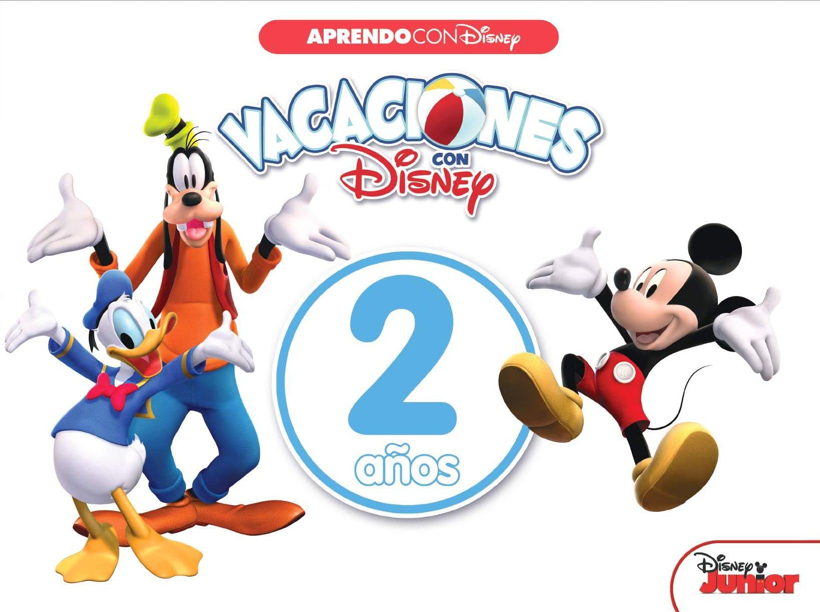 Vacaciones con Disney (2 años) (Disney. Cuaderno de vacaciones) (Aprendo con Disney) Non-fiction