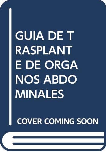 Guía de trasplante de órganos abdominales Books