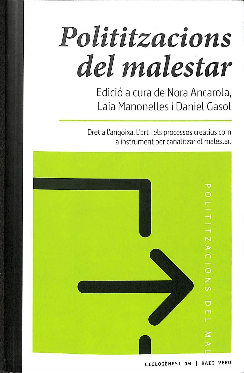 Polititzacions del malestar: Dret a l'angoixa. L'art i els processos creatius com a instrument per canalitzar el malestar. book
