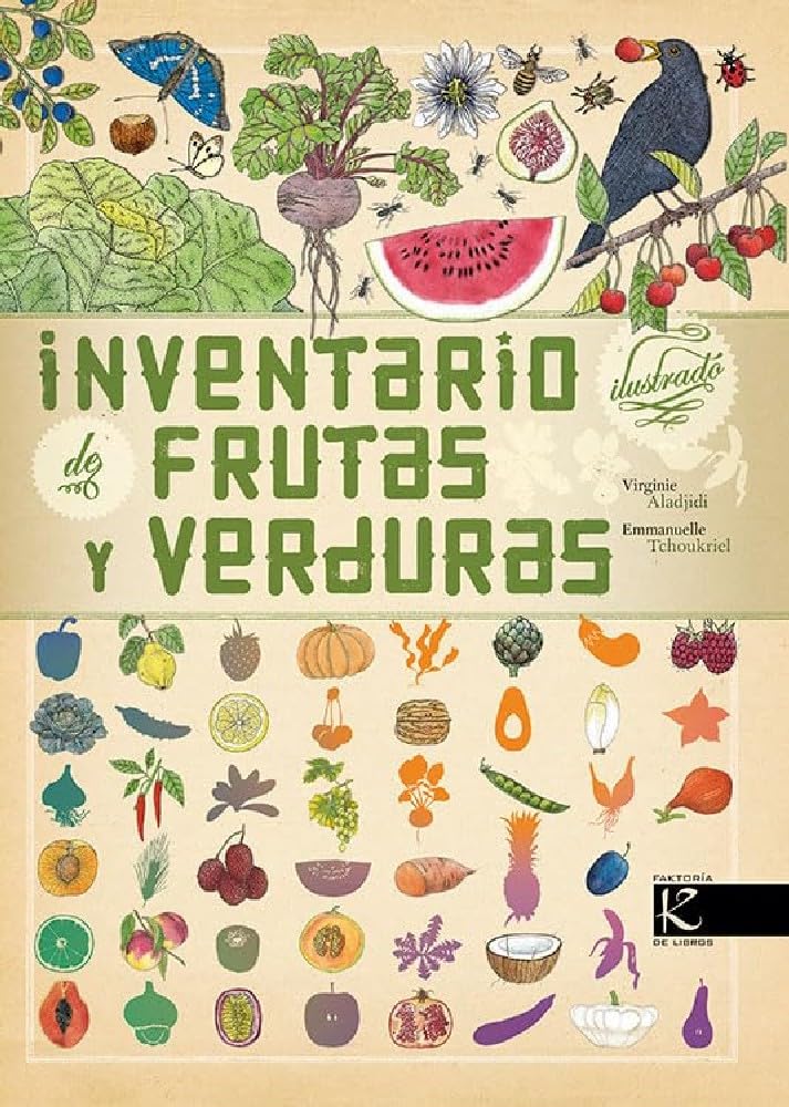 Inventario ilustrado de frutas y verduras (Ciencia) Tiptoi & Games