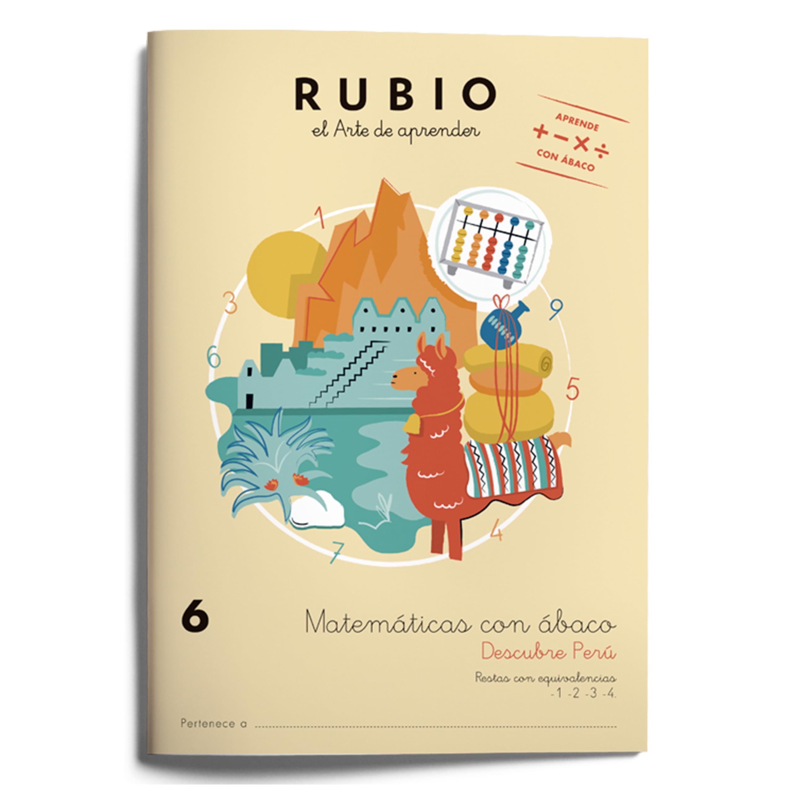 Matemáticas con ábaco 6. Descubre Perú Professional & Reference Books