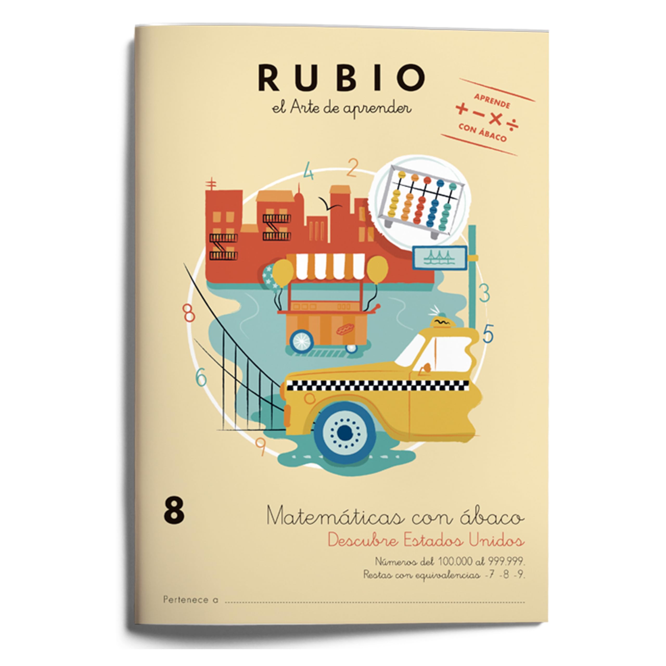 Matemáticas con ábaco 8. Descubre Estados Unidos Professional & Reference Books