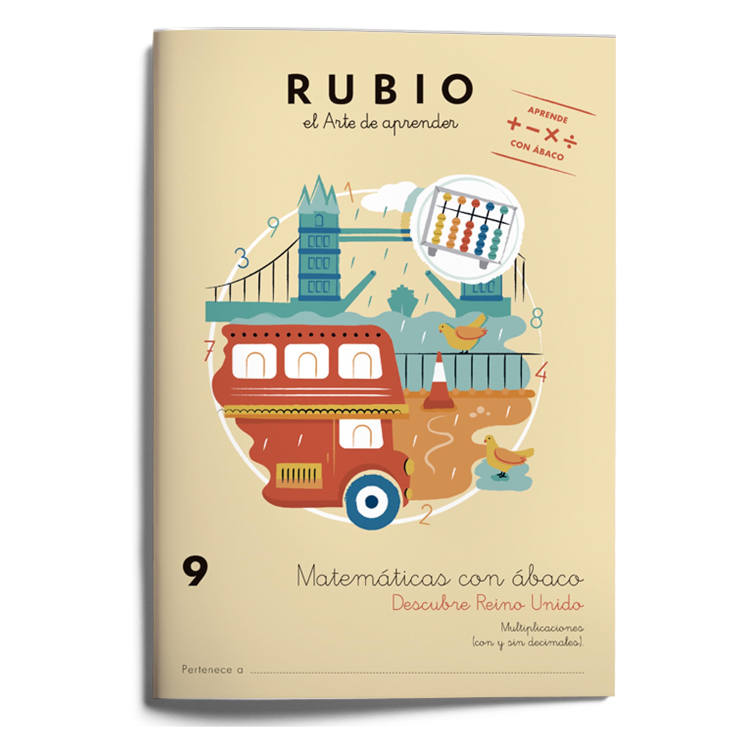Matemáticas con ábaco 9. Descubre Reino Unido Professional & Reference Books